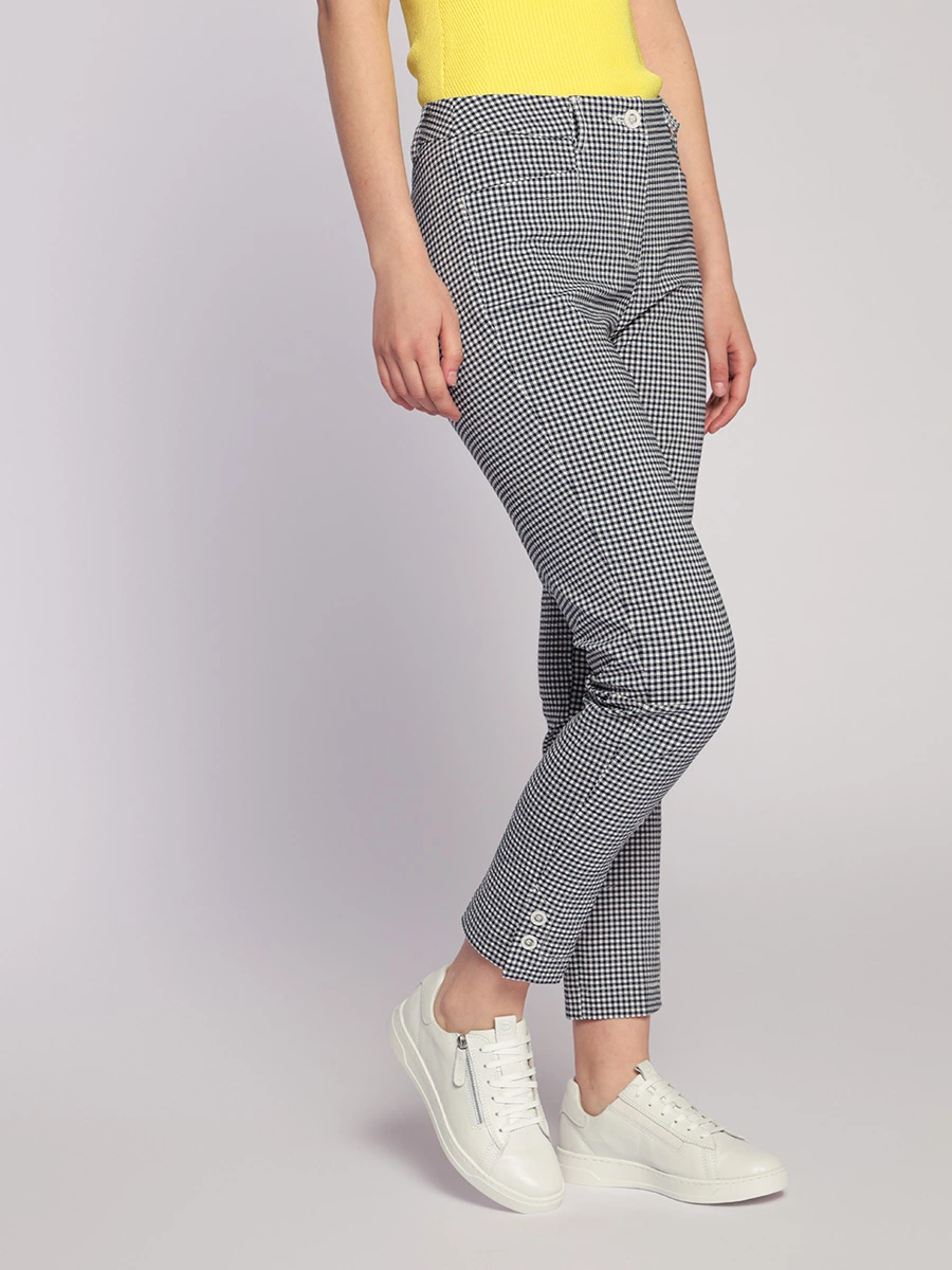 Брюки Muenster длиной 7/8 в клетку